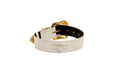 Load image into Gallery viewer, Iridescent Off White Snake Collar With Swarovski Crystal Hardware
