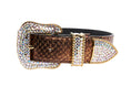 Load image into Gallery viewer, Bronze Gold Snake/Swarovski Crystal Collar
