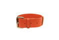 Load image into Gallery viewer, Small Orange Italian Leather Classic Collar
