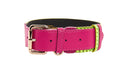 Load image into Gallery viewer, Neon Green Snake With Fuchsia Pink Italian Leather With Gold Classic Hardware

