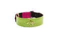Load image into Gallery viewer, Neon Green Snake With Fuchsia Pink Italian Leather With Gold Classic Hardware
