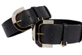 Load image into Gallery viewer, Black Italian Leather Collars With Elegant Italian Hardware
