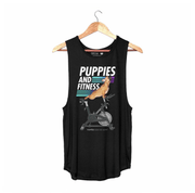 Puppies & Spin Bike Future Colors | Sleeveless