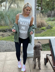 Puppies Make Me Happy |  Women's Sleeveless Tank