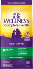 Load image into Gallery viewer, Wellness Complete Health Adult Lamb and Barely Dog Food 

