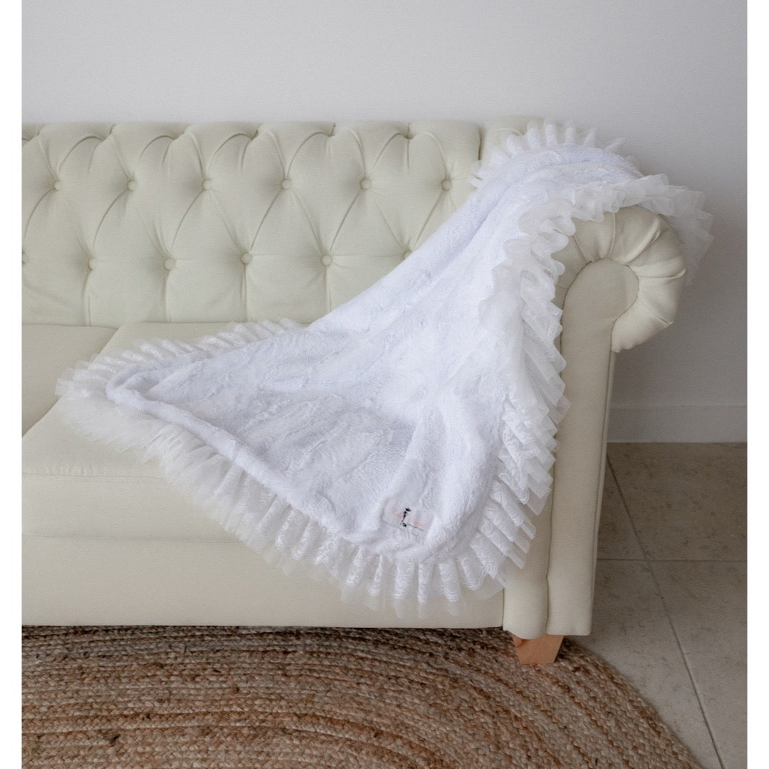 Romantic Satin Handmade blanket - Luxury Dog Bed from Southlake Paws