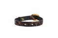 Load image into Gallery viewer, Abstract Leopard Print Italian Leather With Vintage Italian Hardware
