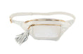 Load image into Gallery viewer, Pearl White Italian Leather/Pearl White Tilapia Fanny
