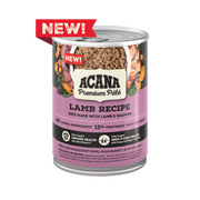 Acana Adult Grain Free Pate Lamb Wet Dog Food (12.8oz) 