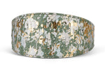 Iridescent Art Deco Green/Gold/Silver 3” Wide Style Collar