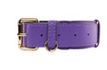 Load image into Gallery viewer, Purple Italian Leather Classic Collar
