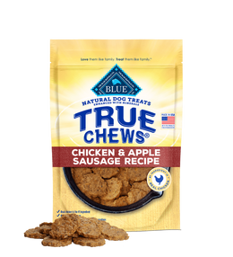 Blue Buffalo True Chews Chicken and Apple Sausage Dog Treats (12oz) 