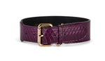 Eggplant Purple Snake Classic Collar