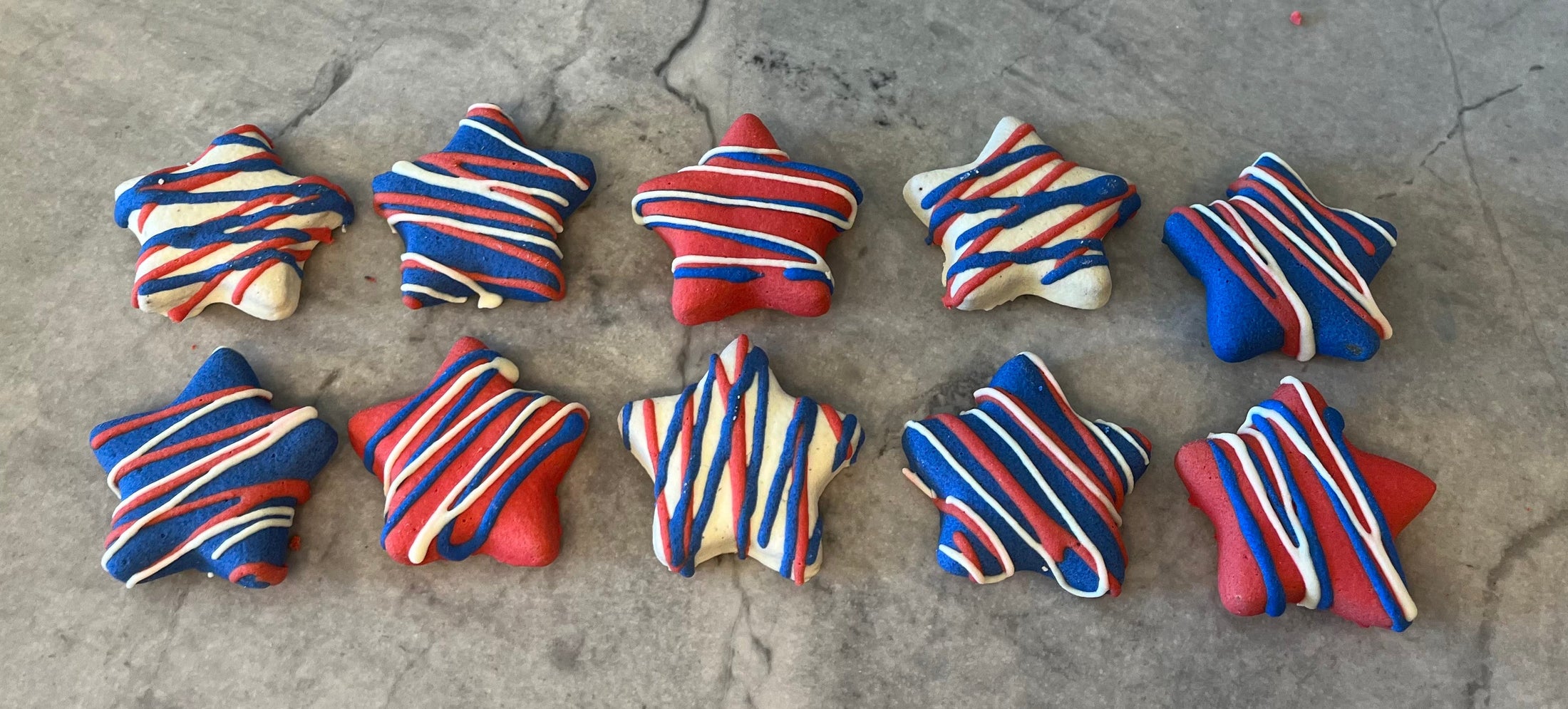 Mini USA Star Treats - Set of 10