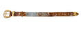 Load image into Gallery viewer, Rustic, Chic Hair On Hide Italian Leather With Ornate Swarovski Crystal Italian Hardware
