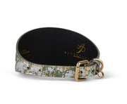 Iridescent Art Deco Green/Gold/Silver 3” Wide Style Collar