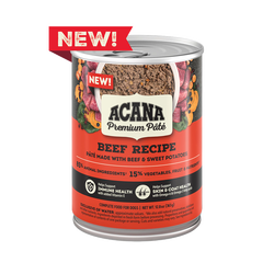 Acana Adult Grain Free Pate Beef Wet Dog Food (12.8oz) 