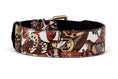 Load image into Gallery viewer, Butterfly Print Italian Leather Classic Collar
