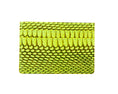 Load image into Gallery viewer, Neon Green Viper Snake Card Wallet
