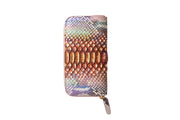 Iridescent Python Zip Wallet