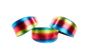 Pride Collection. Rainbow Snake 3 Wide Style Collar Set Of 3