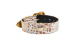 Load image into Gallery viewer, Silver/Bronze/Gold Italian Leather Embossed Croc Swarovski Crystal Collar

