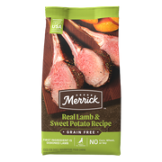Merrick Grain Free Adult Lamb and Sweet Potato Dog Dry Food (4lb) 