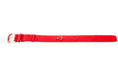 Load image into Gallery viewer, Red Italian Leather Collar With Glamorous Italian Hardware
