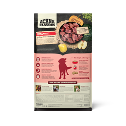 Acana Adult Classics Beef and Barely Dog Food 