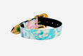 Load image into Gallery viewer, Abstract Floral Italian Leather/Swarovski Crystal Collar
