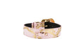 Load image into Gallery viewer, Soft Pink/Gold Custom Snake Collar With Swarovski Crystal Hardware
