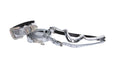 Load image into Gallery viewer, Silver Studded Italian Leather Dog Collar, Harness & Leash Set

