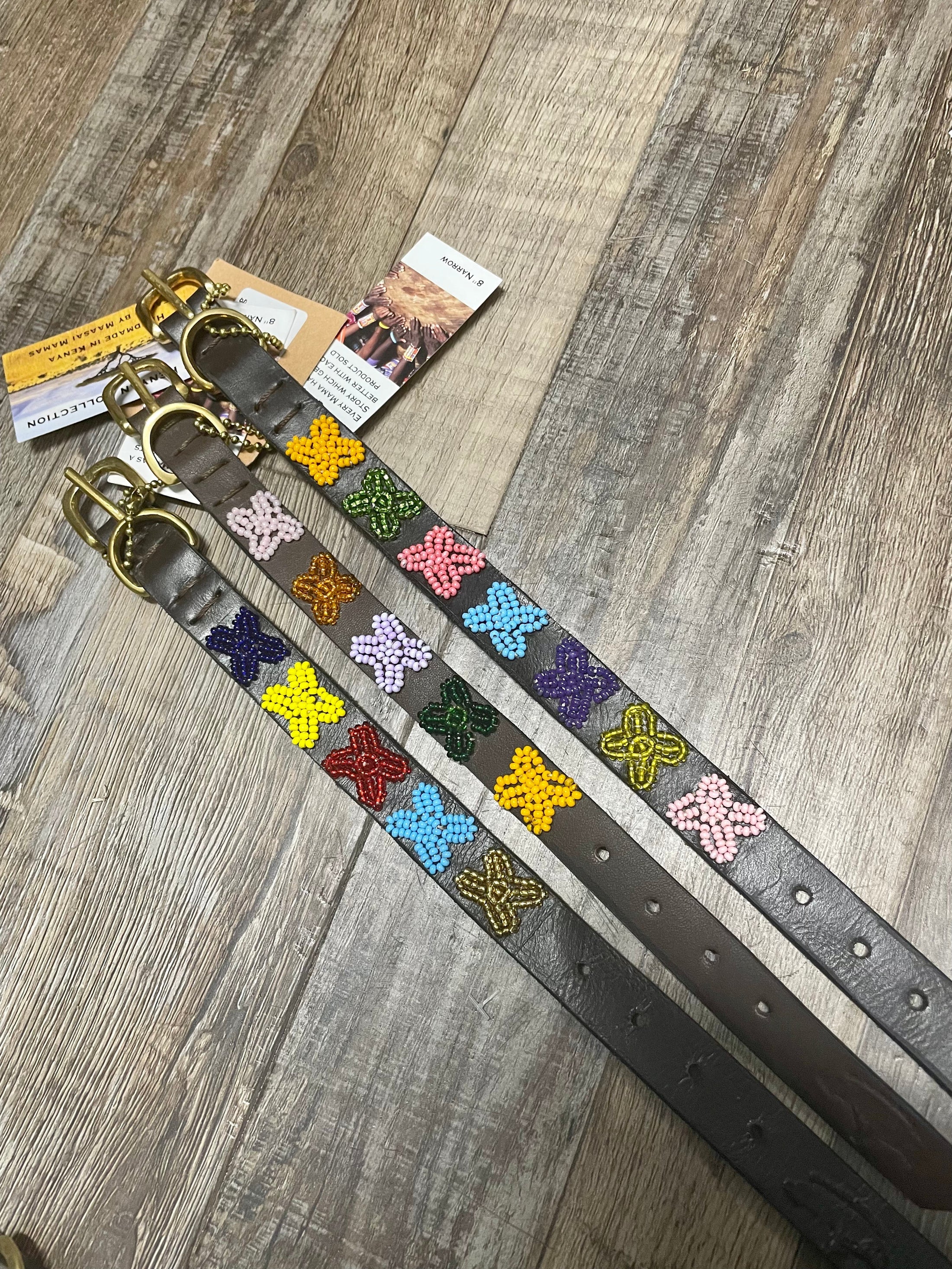 TKC Flower Power Beaded Dog Collar
