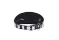 Load image into Gallery viewer, Black & Silver Stiped Snake Wide Style 3” Collar
