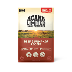 Acana Adult Beef and Pumpkin Singles Limited Ingredient Diet Dog Food 