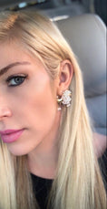 Load image into Gallery viewer, Pearl Poodle Earrings - Southlake Paws
