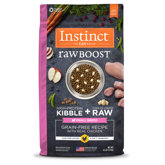 Instinct Raw Boost Adult Small Breed Chicken Dry Dog Food (3.5lb) 