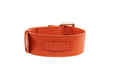 Load image into Gallery viewer, Small Orange Italian Leather Classic Collar
