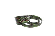 Multi Color Green Snake 3” Wide Style Collar & Leash Set