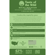 Taste of the Wild Adult Rocky Mountain Venison and Salmon Feline Food 