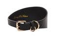 Load image into Gallery viewer, Black Vegan Leather 2” Wide Collar

