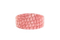 Load image into Gallery viewer, Embossed Belly Side Croc Italian Leather Wide Style Collar
