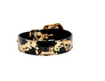 Load image into Gallery viewer, Black/Gold Custom Snake Swarovski Crystal Collar
