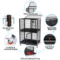Load image into Gallery viewer, 31" Two-Tier Dog Crate 46A

