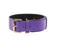 Load image into Gallery viewer, Purple Italian Leather Classic Collar
