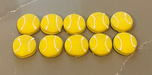 Mini Tennis Ball Treats - Set of 10