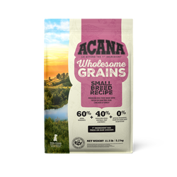 Acana Adult Wholesome Grains Small Breed Dog Food (4lb) 