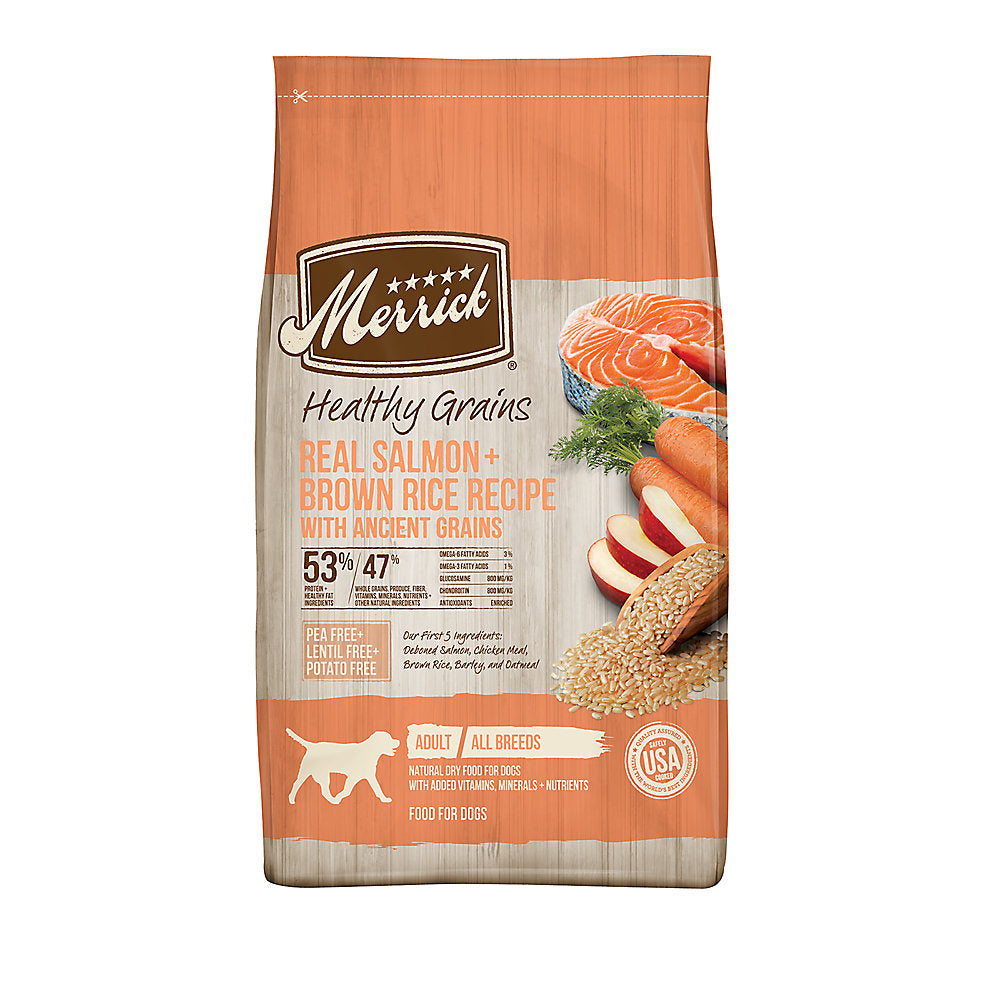 Merrick Classic Healthy Grains Salmon and Brown Rice Dry Dog Food 