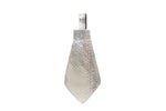 Silver Viper Snake Tie