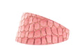Load image into Gallery viewer, Embossed Belly Side Croc Italian Leather Wide Style Collar
